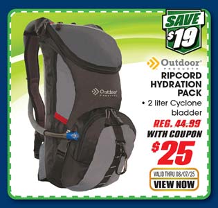 Outdoor Products Ripcord Hydration Pack