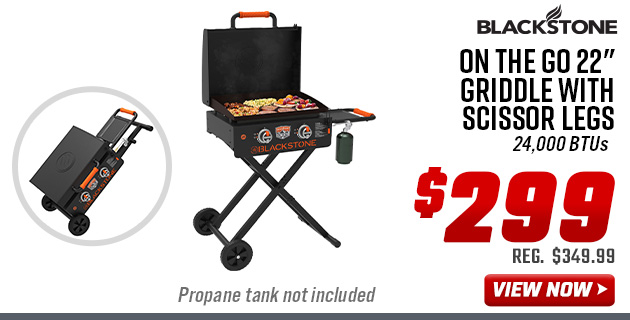 Blackstone On The Go 22 Griddle with Scissor Legs