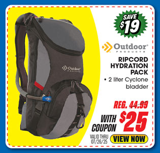Outdoor Products Ripcord Hydration Pack