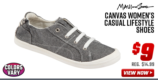 Maui & Sons Canvas Women's Casual Lifestyle Shoes
