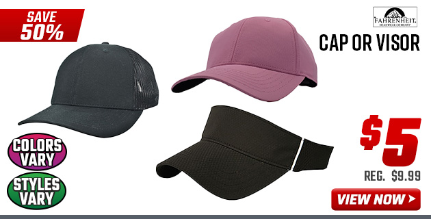 Fahrenheit Cap or Visor