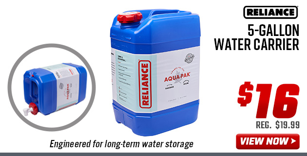 Reliance 5-Gallon Water Carrier