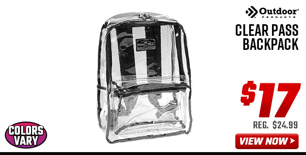 Outdoor Products Clear Pass Backpack