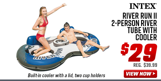Intex River Run II 2-Person River Tube with Cooler