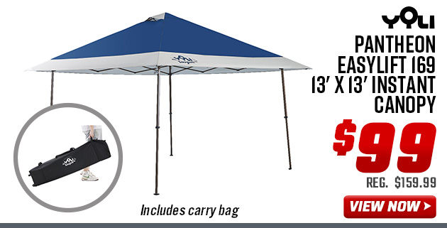 Yoli Pantheon EasyLift 169 13' x 13' Instant Canopy