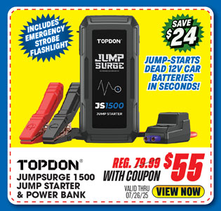 TOPDON USA JumpSurge 1500 Jump Starter and Power Bank