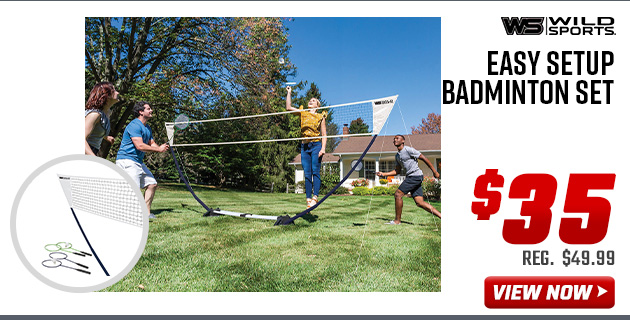 Wild Sports Easy Setup Badminton Set