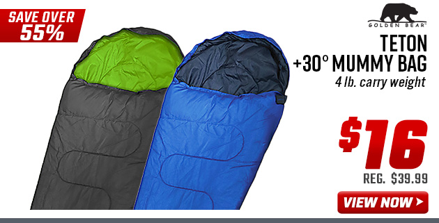 Golden Bear Teton +30° Mummy Bag