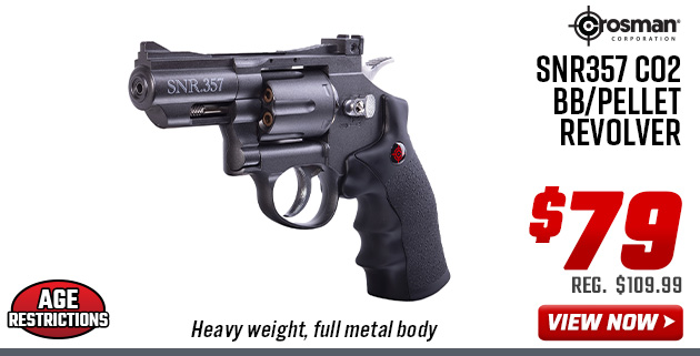 Crosman SNR357 CO2 BB/Pellet Revolver