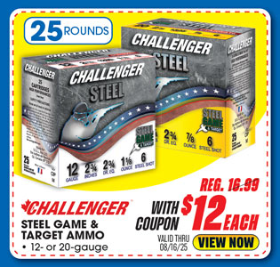 Challenger Steel Game & Target Ammo