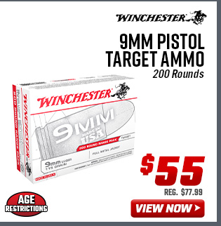Winchester 9mm Pistol Target Ammo