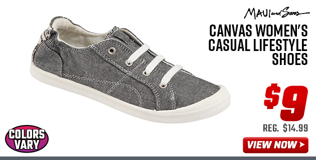 Maui & Sons Canvas Women's Casual Lifestyle Shoes