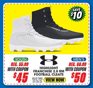 Under Armour Men's Highlight Franchise 2.0 RM Football Cleats