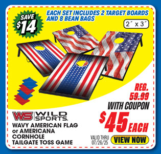 Wild Sports Americana 2x3 Cornhole