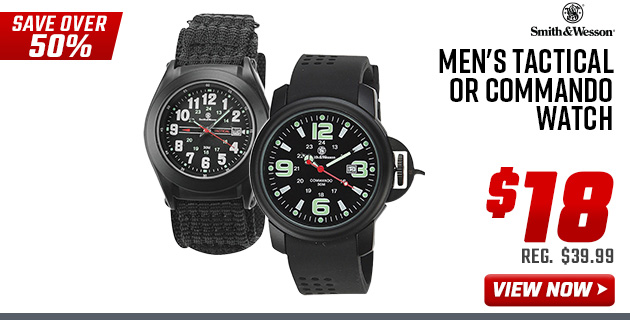 Smith & Wesson Men's Tactical or Commando Watch