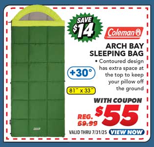 Coleman Arch Bay 30°F Sleeping Bag