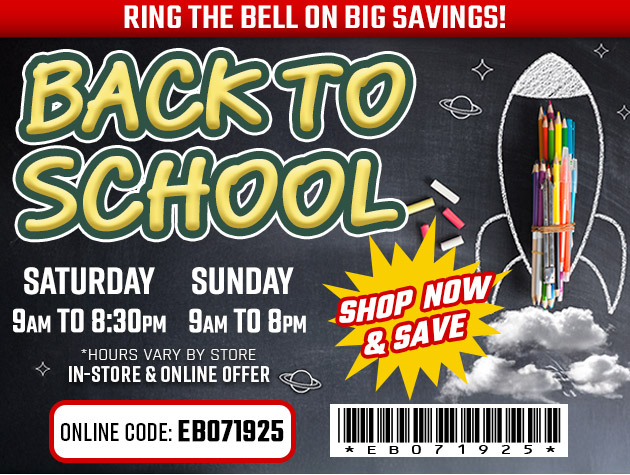 Back to School. CODE E250719