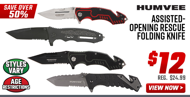 Humvee Assisted-Opening Rescue Folding Knife