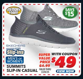 Skechers Hands Free Slip-ins : Men's or Women's Summits Slip-In Casual
