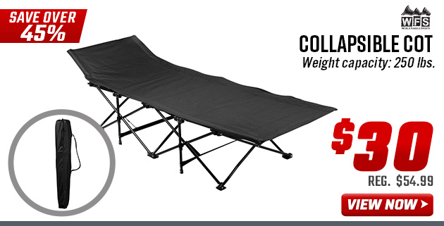 World Famous Sports Collapsible Cot