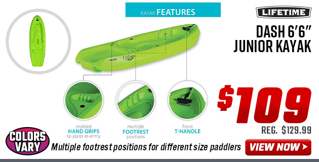 Lifetime Dash 6'6 Junior Kayak