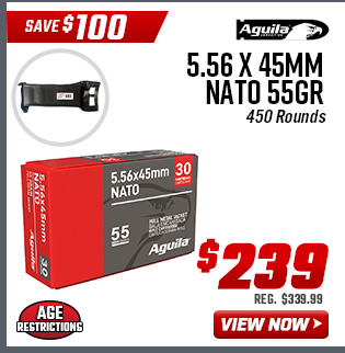 Aguila 5.56 x 45mm NATO 55GR 