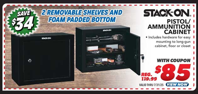 Stack-On Steel Pistol/Ammo Cabinet