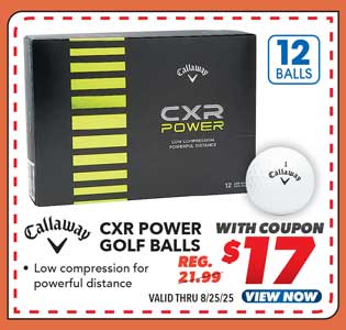 Callaway CXR Power Golf Balls - 1-Dozen