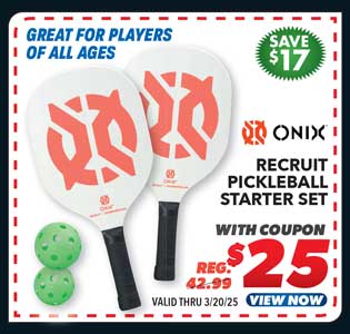 Onix Recruit Pickleball Starter Set