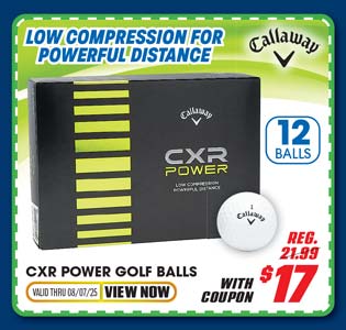 Callaway CXR Power Golf Balls - 1-Dozen