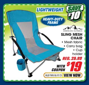 American Outback Sling Mesh Chair