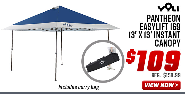 Yoli Pantheon EasyLift 169 13' x 13' Instant Canopy