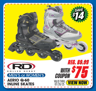 Roller Derby Aerio Q-60 Men's and Women's Inline Skates