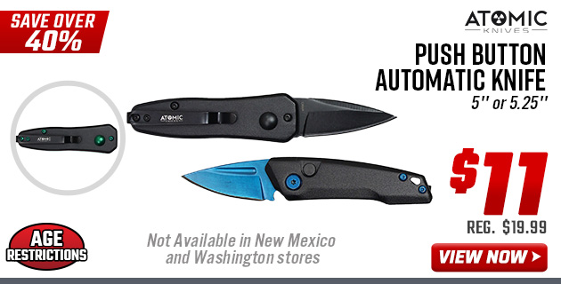 Atomic Knives Push Button Automatic Knife