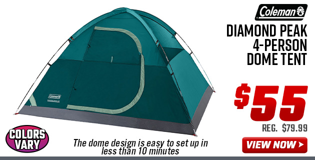 Coleman Diamond Peak 4-Person Dome Tent