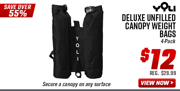 Yoli Deluxe Unfilled Canopy Weight Bags