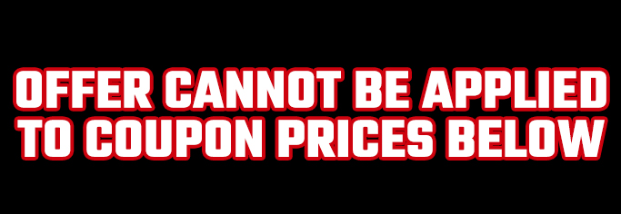 Offer cannot be applied to coupon prices below