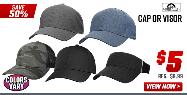 Fahrenheit Cap or Visor