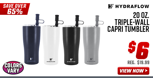 Hydraflow 20 oz. Triple-Wall Capri Tumbler
