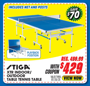 Stiga XTR Indoor/Outdoor Table Tennis Table