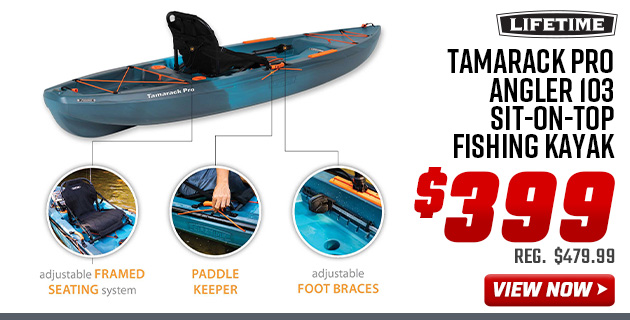 Lifetime Tamarack Pro Angler 103 Sit-On-Top Fishing Kayak