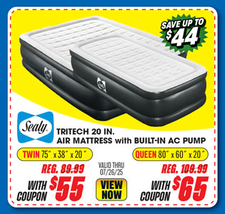 Sealy Tritech 20 Air Mattress with Built-in AC Pump
