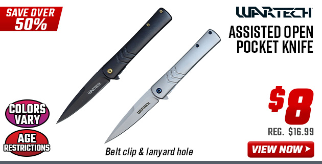 Wartech Assisted Open Pocket Knife