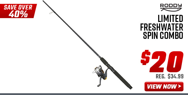 Roddy Limited Freshwater Spin Combo