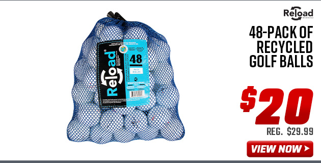 Reload 48-Pack of Recycled Golf Balls