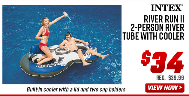 Intex River Run II 2-Person River Tube with Cooler