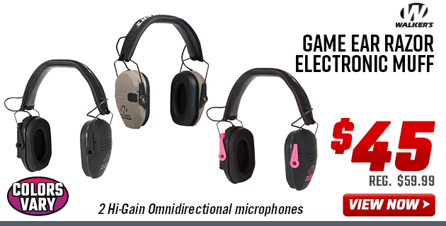 Walkers Game Ear Razor Electronic Muff