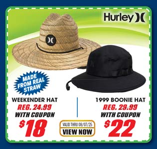 Hurley Weekender Straw Hat