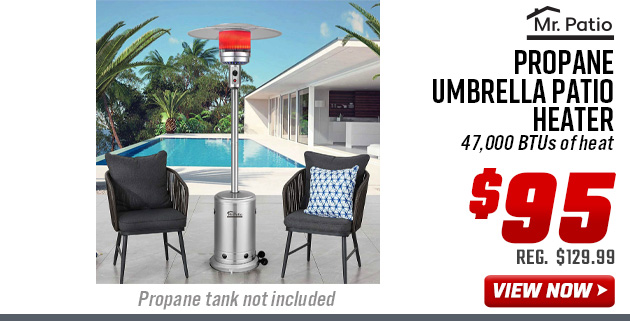Mr. Patio Propane Umbrella Patio Heater