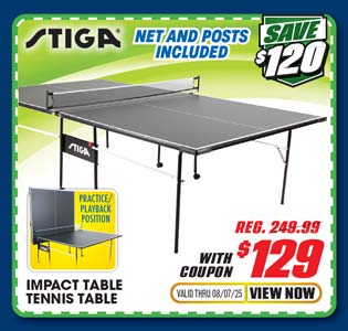 Stiga Impact Indoor Table Tennis Table